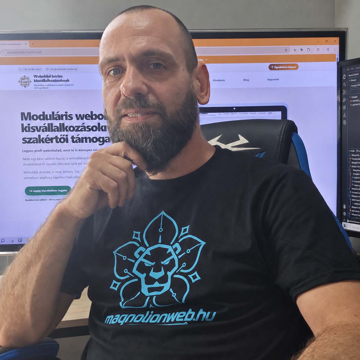 Szabó Balázs - frontend fejlesztő és projektmenedzser